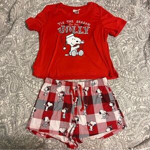 Peanuts Snoopy Christmas pajamas